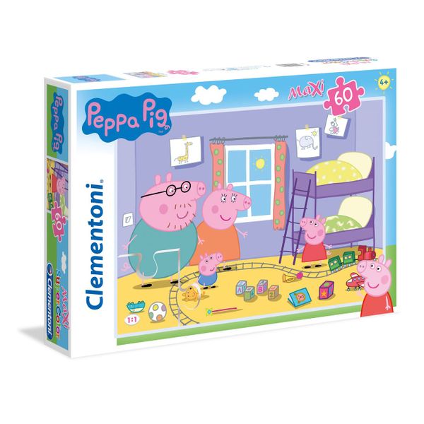 Clementoni Clementoni Maxi S.C.Peppa Pig 1200-26438 60 Τεμ. Παζλ