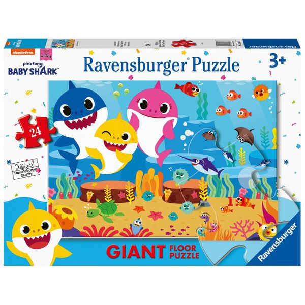Ravensburger Δαπέδου Baby Shark 030675 24 Τεμ. Παζλ