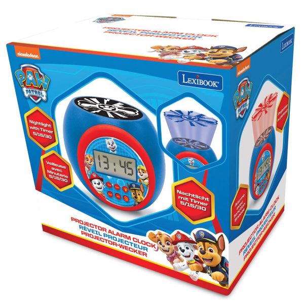 Lexibook Paw Patrol Projector με Χρονοδιακόπτη RL977PA Ρολόι Ξυπνητήρι