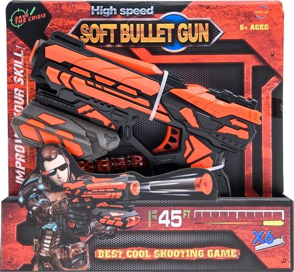 Όπλο με Βελάκια Περίστροφο FJ801 Παιχνίδι Δράσης