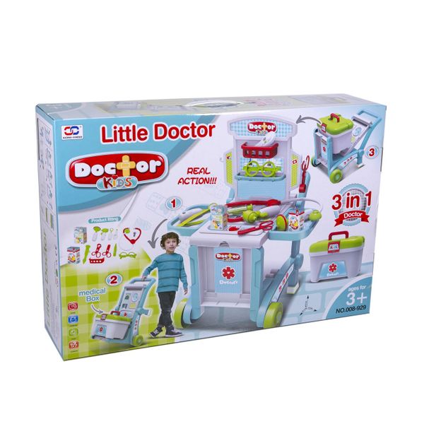 Πάγκος Γιατρού Τρόλευ 3-1 Εργαλεία 92557 Παιχνίδι