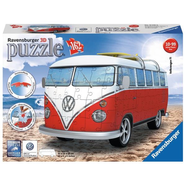 Ravensburger Ravensburger 3D 162 Τμχ VW Bus T1 12516 Παζλ
