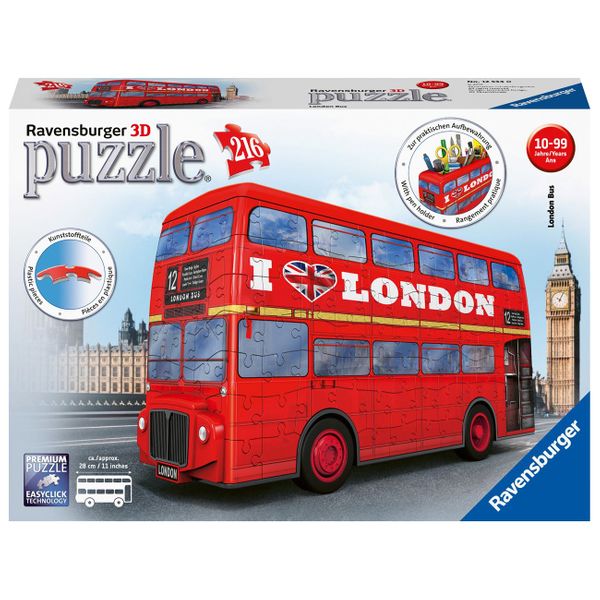 Ravensburger Ravensburger 3D 216 Τεμ .London Bus 12534 Παζλ