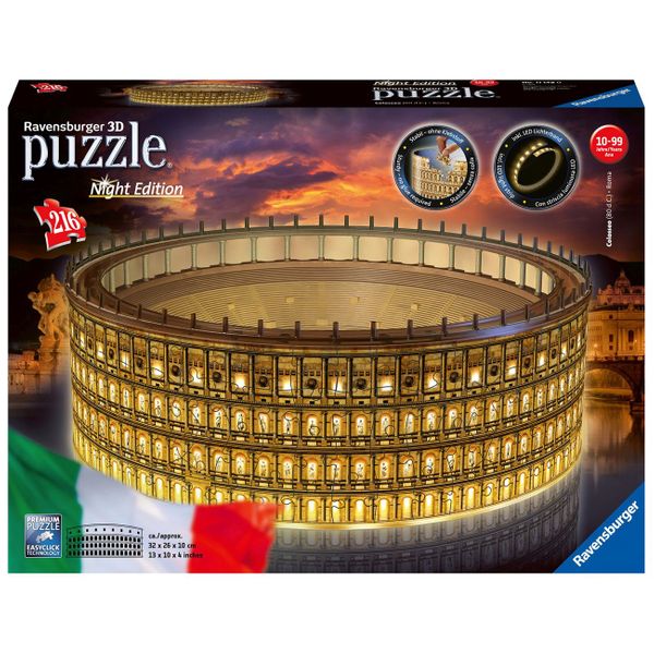 Ravensburger Ravensburger 3D Night Ed.216 Τεμ .Κολοσσαίο 11148 Παζλ