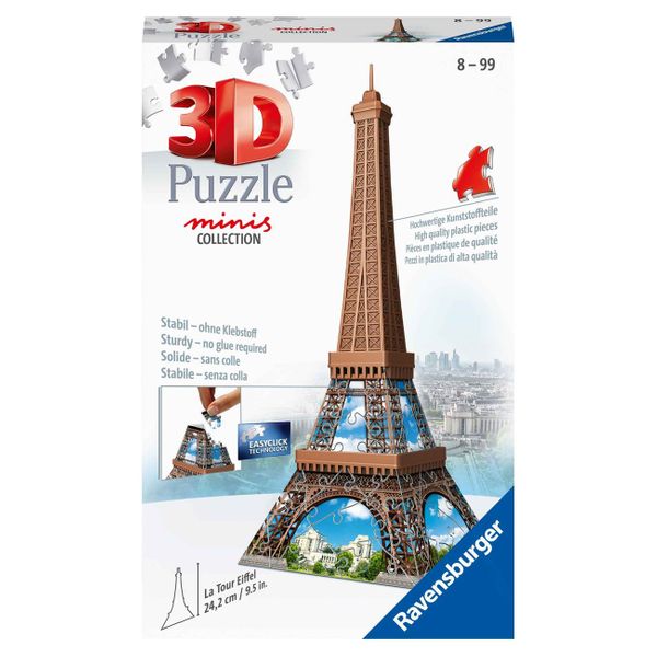 Ravensburger Ravensburger 3D Πύργος Του Άιφελ Μίνι 12536 Παζλ