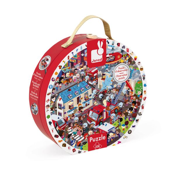 Janod Βαλιτσάκι Πυροσβέστες 208 Τεμ. Παζλ