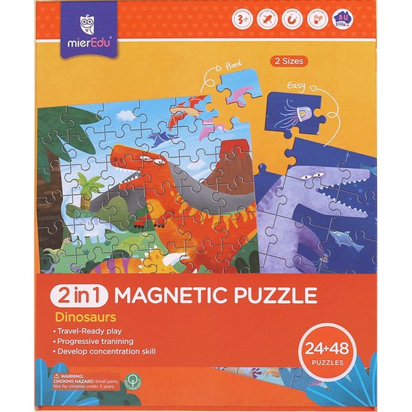 Mieredu Μαγνητικό 2 1-Δεινόσαυροι ME181 Παζλ