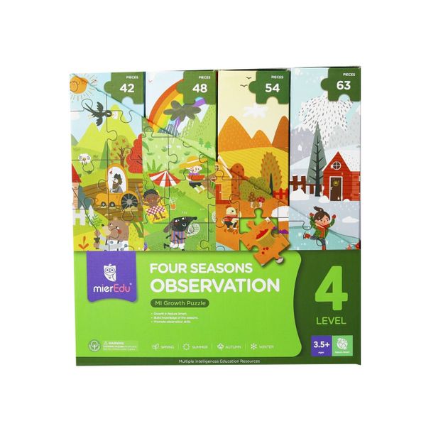 Mieredu Επίπεδο 4-4 Εποχές ME644 Παζλ