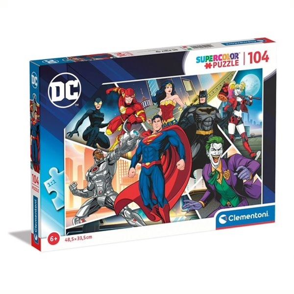 Clementoni Clementoni S.C. Dc Comics 1210-25722 104 Τεμ. Παζλ