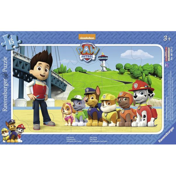 Ravensburger Καρτέλα Paw Patrol 15 Τεμ. 06124 Παζλ