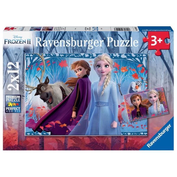 Ravensburger Ψυχρά & Ανάποδα 2 5009 2 x 12 Τεμ. Παζλ