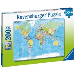 Ravensburger XXL Παγκόσμιος Χάρτης 12890 200 Τεμ.
