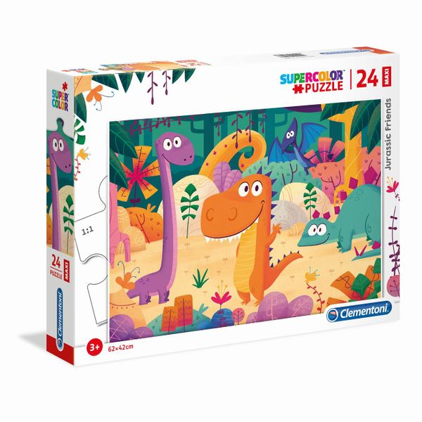 Clementoni Clementoni Maxi Jurassic Friends 28506 24 Τεμ. Παζλ