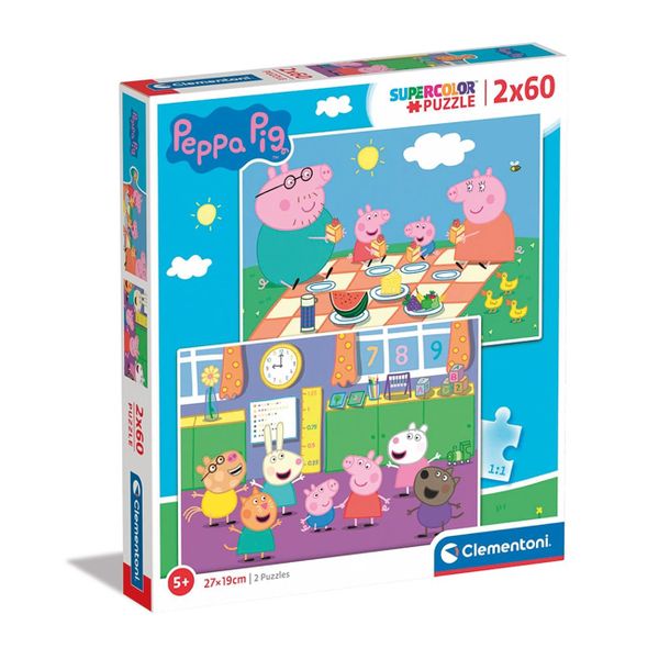 Clementoni Clementoni S.C.Peppa Pig 1200-793 2 x 60 Τεμ. Παζλ