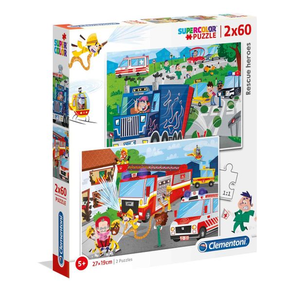 Clementoni Clementoni S.C. Rescue Heroes 1200-21602 2 x 60 Τεμ. Παζλ