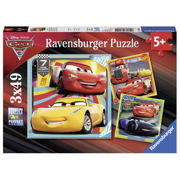 Ravensburger Ravensburger Cars 3 08015 3 x 49 Τεμ. Παζλ