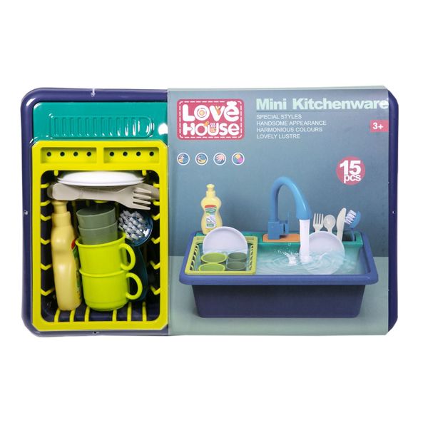 Σετ Νεροχύτης με Πιατοθήκη CJ2103023 Παιχνίδι Μίμησης