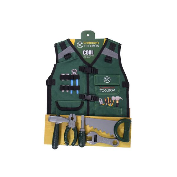 Σετ Προστατευτικό Γιλέκο με Εργαλεία 216 Παιχνίδι Μίμησης