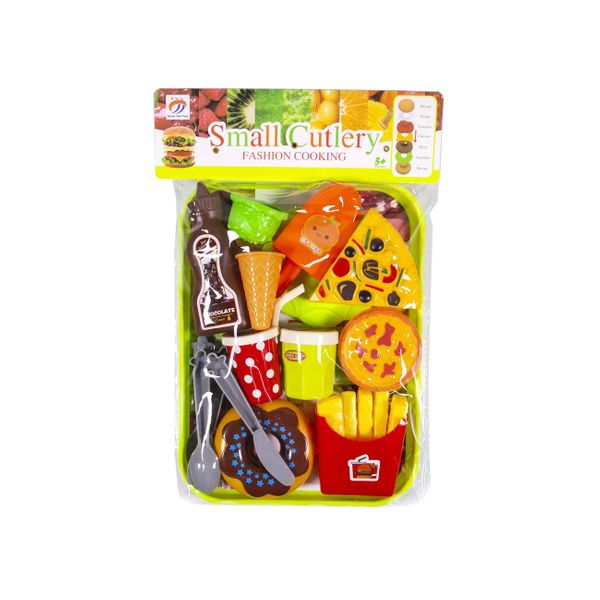 Σετ Τρόφιμα Fast Food με Αναψυκτικά 552-1B Παιχνίδι Μίμησης