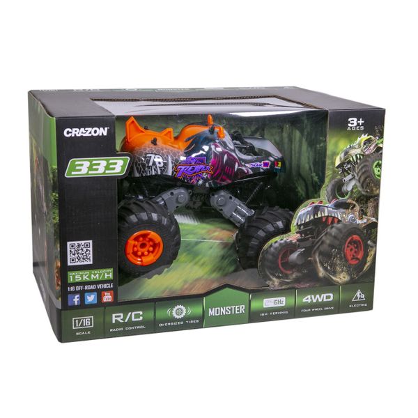 OEM 4WD Monster Truck Δεινόσαυροι 333-DJ19163 Τηλεκατευθυνόμενο