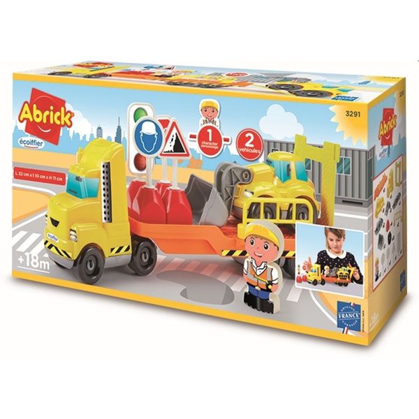 Ecoiffier Εργοτάξιο Φορτηγό 33 Τεμάχια 3291 Τουβλάκια