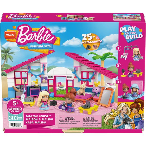 Mega Bloks Mega Bloks Barbie - Σπίτι 300 Τεμάχια Gwr34 Τουβλάκια
