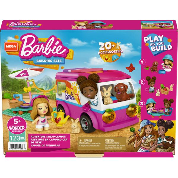 Mega Bloks Mega Bloks Barbie - Τροχόσπιτο 130 Τεμάχια Gwr Τουβλάκια