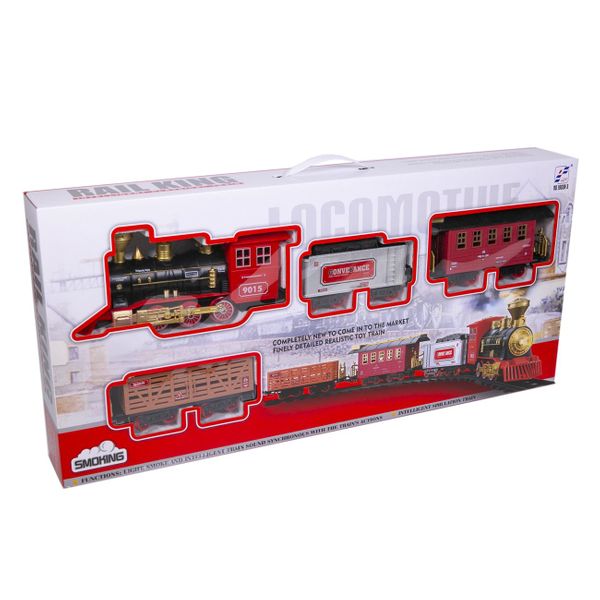 OEM Μπαταρίας Με Ήχο - Φως & Καπνό 19038-3 Σιδηρόδρομος