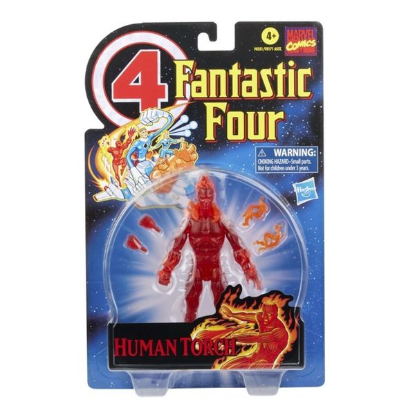Marvel F4 Legends Retro Human Torch 0351 Φιγούρα