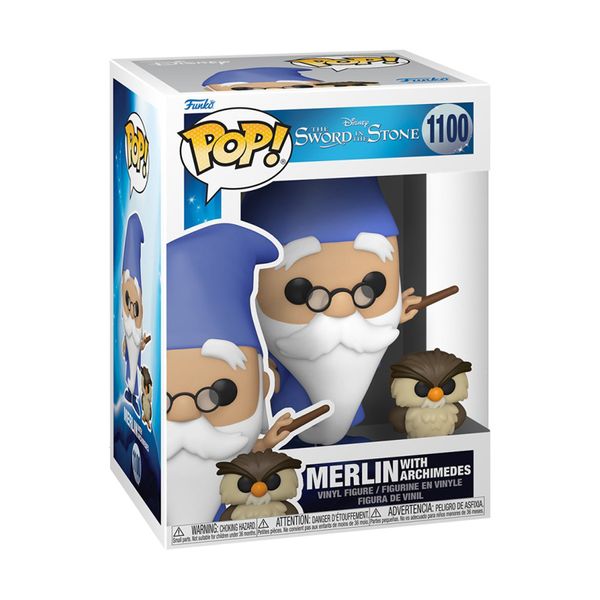 Funko Pop! The Sword In The Stone - Merlin With Archimedes #1100 Φιγούρα