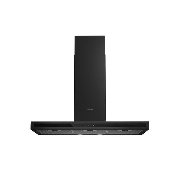 Davoline Davoline Square 090 Black Απορροφητήρας Καμινάδα Τοίχου