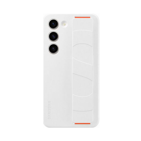 Samsung Silicon Grip Case Galaxy S23 White Θήκη Κινητού