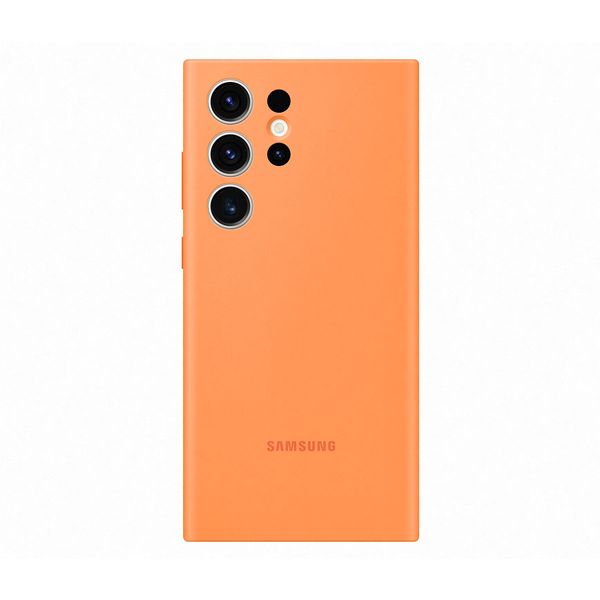 Samsung Samsung Samsung Galaxy S23 Ultra Silicone Cover Orange Θήκη Κινητού