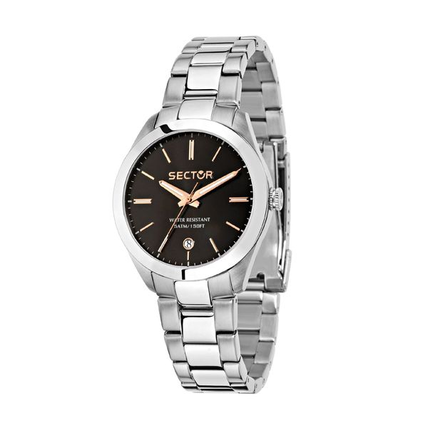 Sector Sector 120 Silver Stainless Steel Bracelet Ρολόι Χειρός