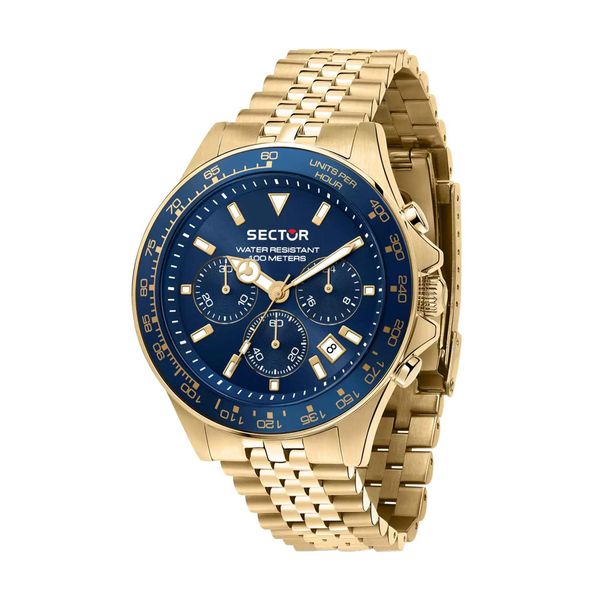 Sector Sector 230 Chronograph Gold Metallic Bracelet Ρολόι Χειρός