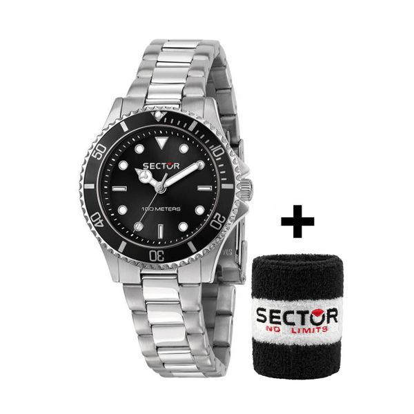 Sector Sector 230 Silver Metallic Bracelet Gift Set Ρολόι Χειρός