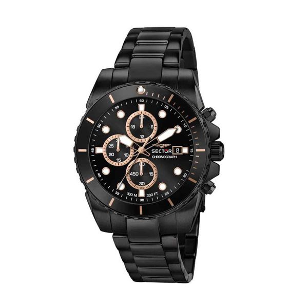 Sector 450 Chronograph Silver Stainless Steel Bracelet Ρολόι Χειρός