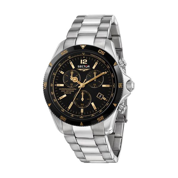 Sector 650 Chronograph Silver Metallic Bracelet Ρολόι Χειρός