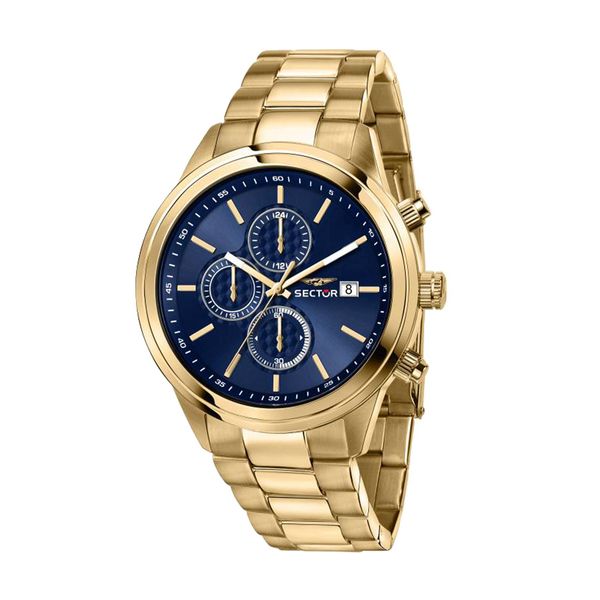 Sector Sector 670 Chronograph Gold Metallic Bracelet Ρολόι Χειρός