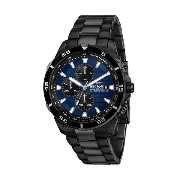 Sector Sector ADV2500 Chronograph Black Stainless Steel Bracelet Ρολόι Χειρός