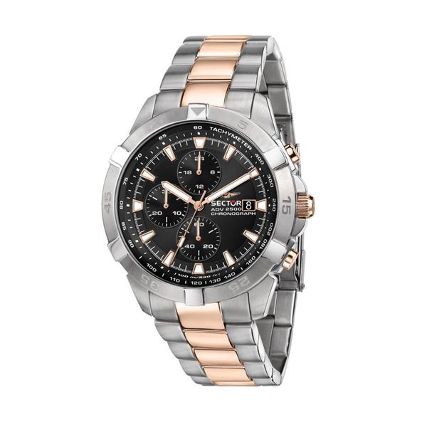 Sector Sector ADV2500 Chronograph Two Tone Stainless Steel Bracelet Ρολόι Χειρός
