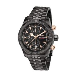 Sector Diving Team Chronograph Black Stainless Steel Bracelet