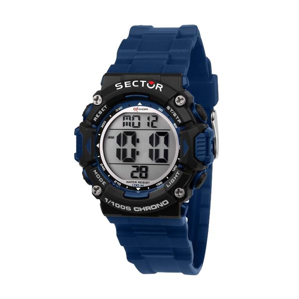 Sector Sector EX-32 Chronograph Blue Plastic Strap Ρολόι Χειρός