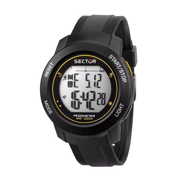 Sector Sector EX-37 Chronograph Black Plastic Strap Ρολόι Χειρός