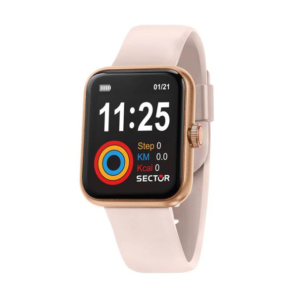 Sector Sector S03 Pink Silicone Bracelet Ρολόι Χειρός