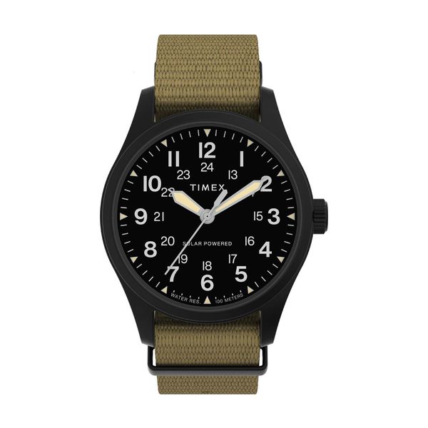 Timex Expedition North Solar Khaki Fabric Strap Ρολόι Χειρός