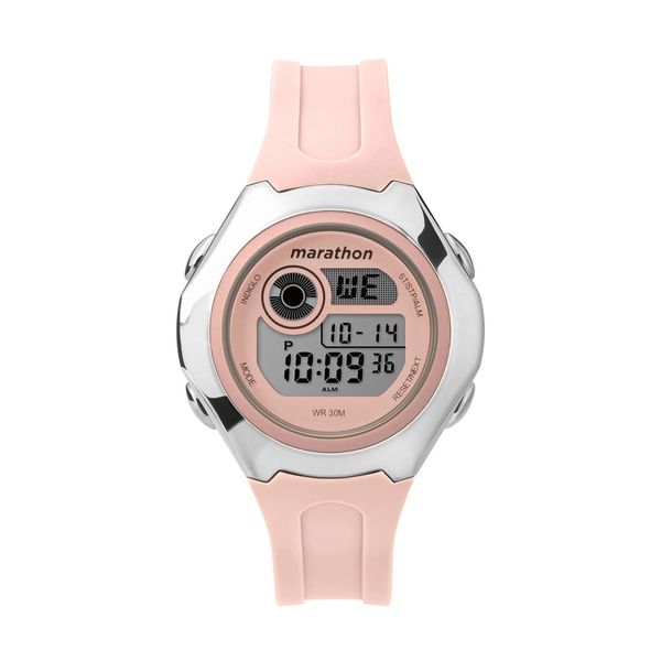 Timex Marathon Chronograph Pink Plastic Strap