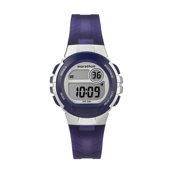 Timex Marathon Chronograph Purple Plastic Strap
