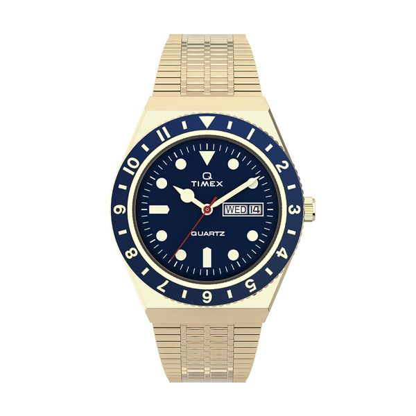 Timex Q Reissue Silver Stainless Steel Bracelet Ρολόι Χειρός