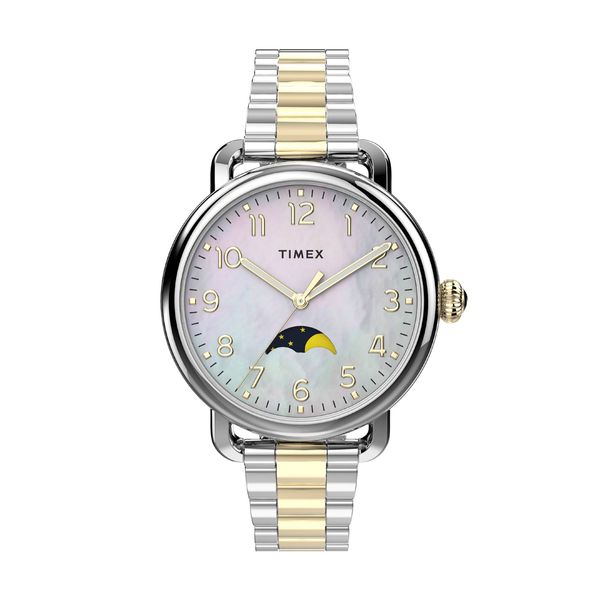 Timex Standard Two Tone Stainless Steel Bracelet Ρολόι Χειρός